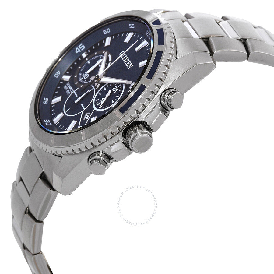 Citizen Chronograph Quartz Blue Dial Men's Watch AN8201-57L - Dawson Watches #2