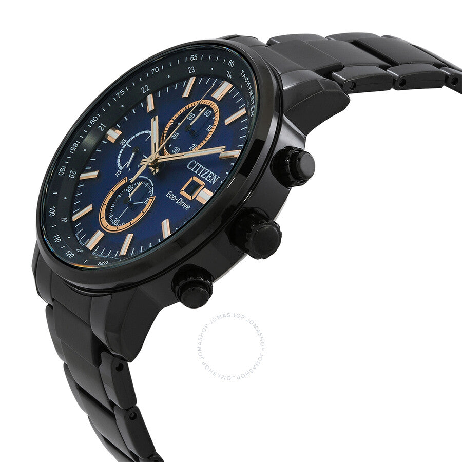 Citizen Chronograph Quartz Blue Dial Men's Watch CA0845-83L - Dawson Watches #2