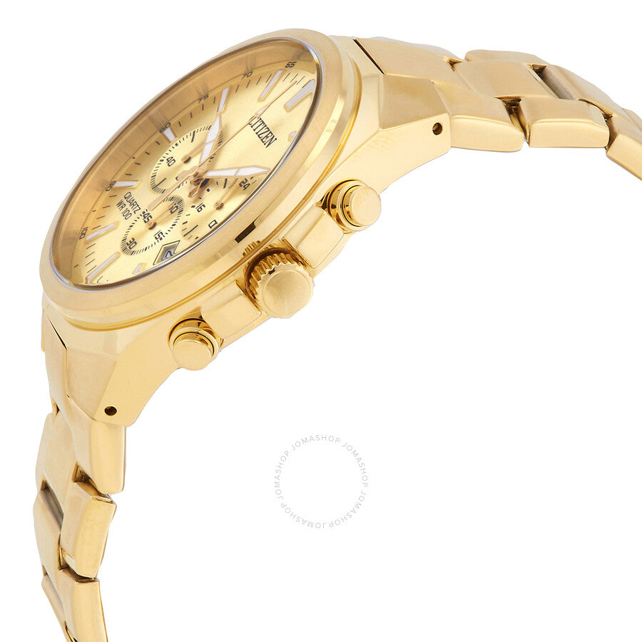 Citizen Chronograph Quartz Gold Dial Men's Watch AN8172-53P - Dawson Watches #2