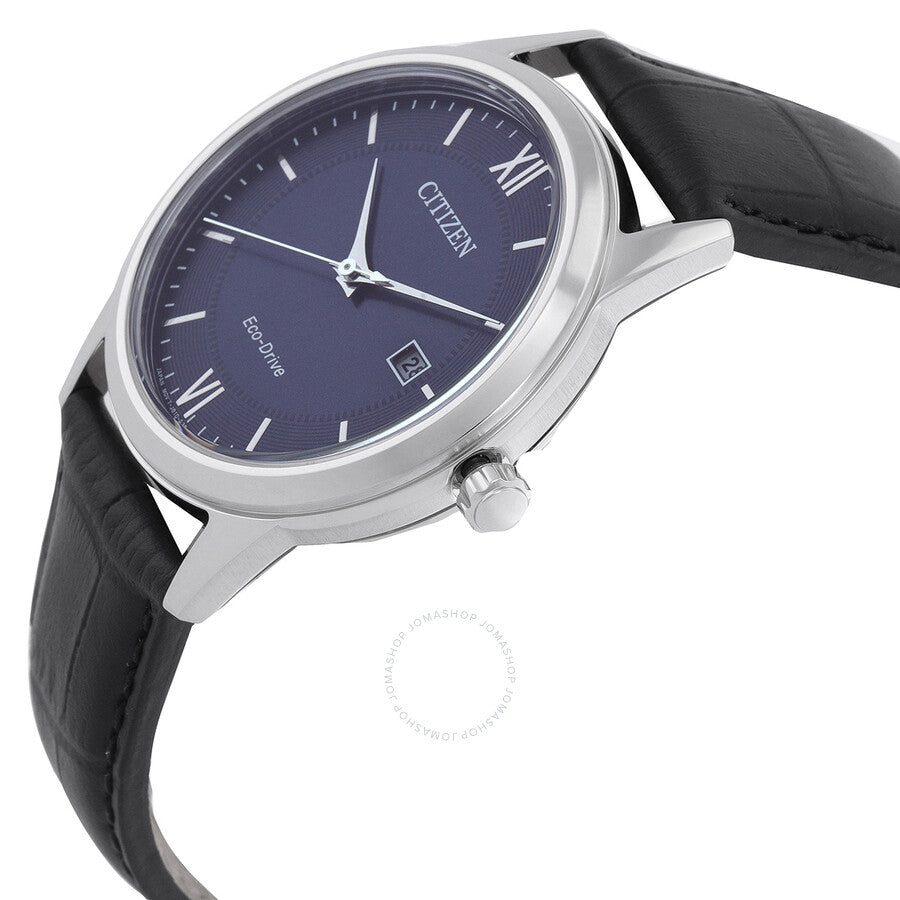 Citizen Classic Eco-Drive Blue Dial Men's Watch AW1780-09L - The Watches Men & Co #2
