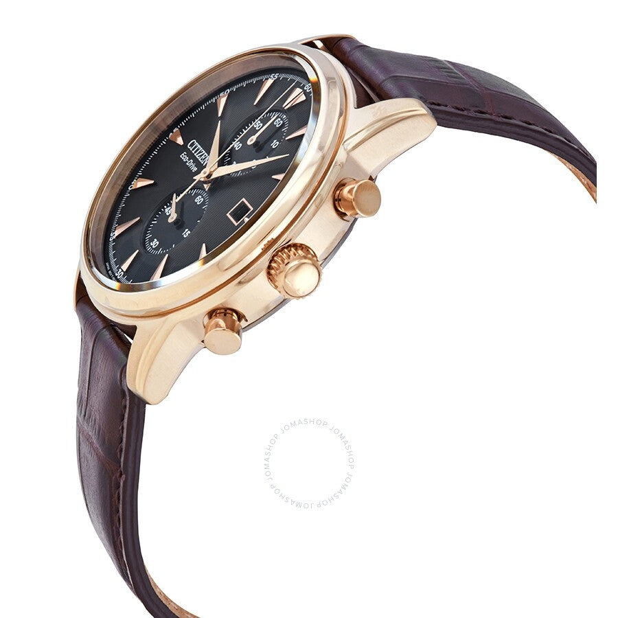 Citizen Corso Chronograph Eco-Drive Black Dial Men's Watch CA7003-06E - Dawson Watches #2