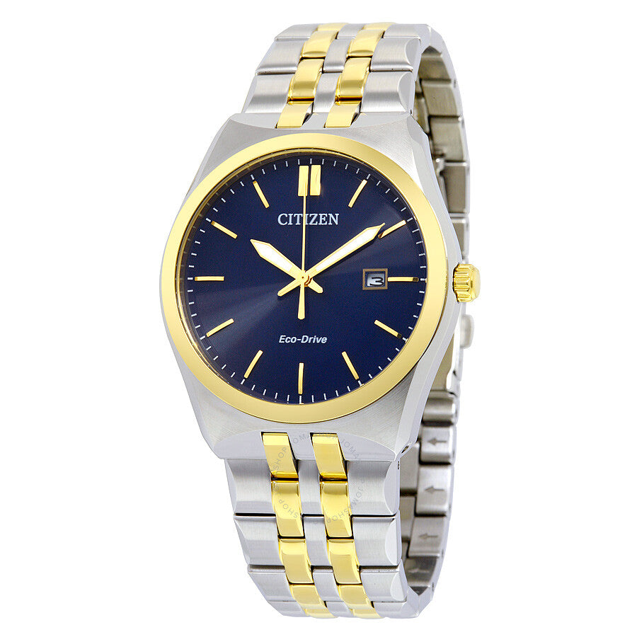 Citizen Corso Eco-Drive Blue Dial Two-tone Men's Watch BM7334-58L - Dawson Watches