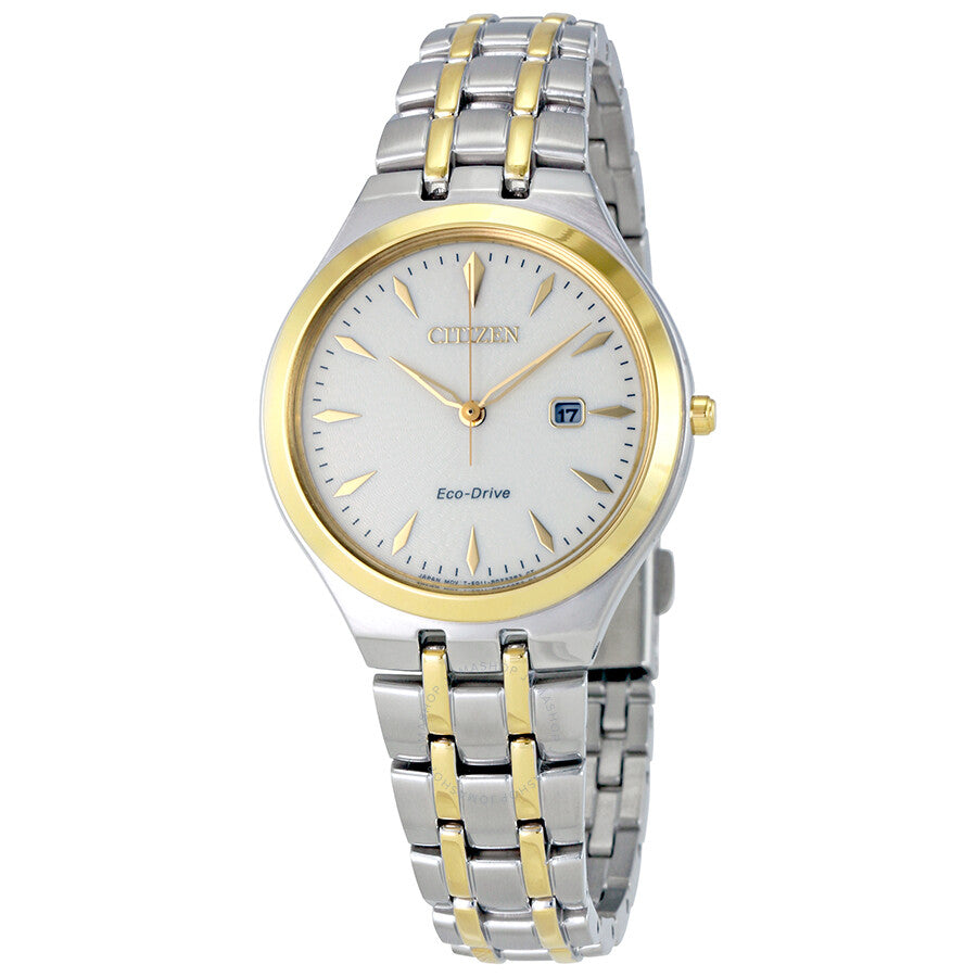 Citizen Corso White Dial Two-tone Ladies Watch EW2494-54A - Dawson Watches
