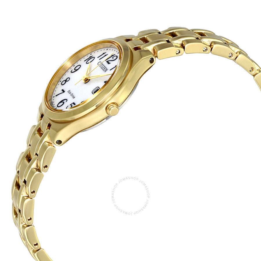 Citizen Corso White Dial Yellow Gold-tone Ladies Watch EW2482-53A - Dawson Watches #2