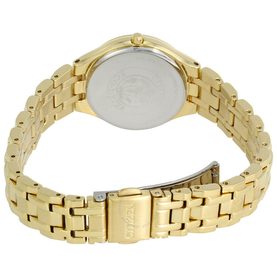 Citizen Corso White Dial Yellow Gold-tone Ladies Watch EW2482-53A - Dawson Watches #3