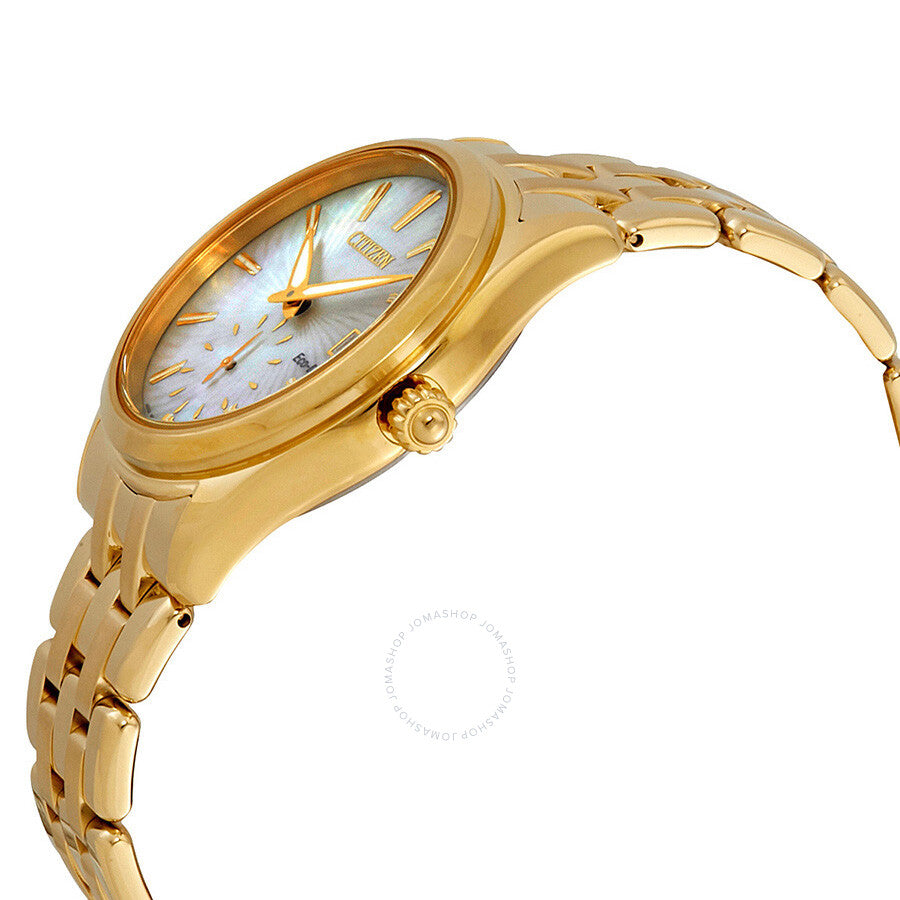 Citizen Corso White Mother of Pearl Dial Ladies Watch EV1032-51D - Dawson Watches #2
