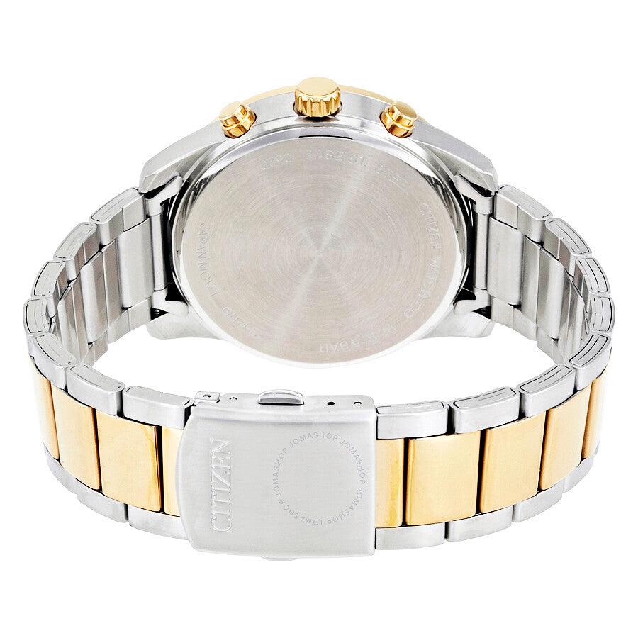 Citizen Cream Dial Men's Two Tone Chronograph Watch AN8076-57P - Dawson Watches #3