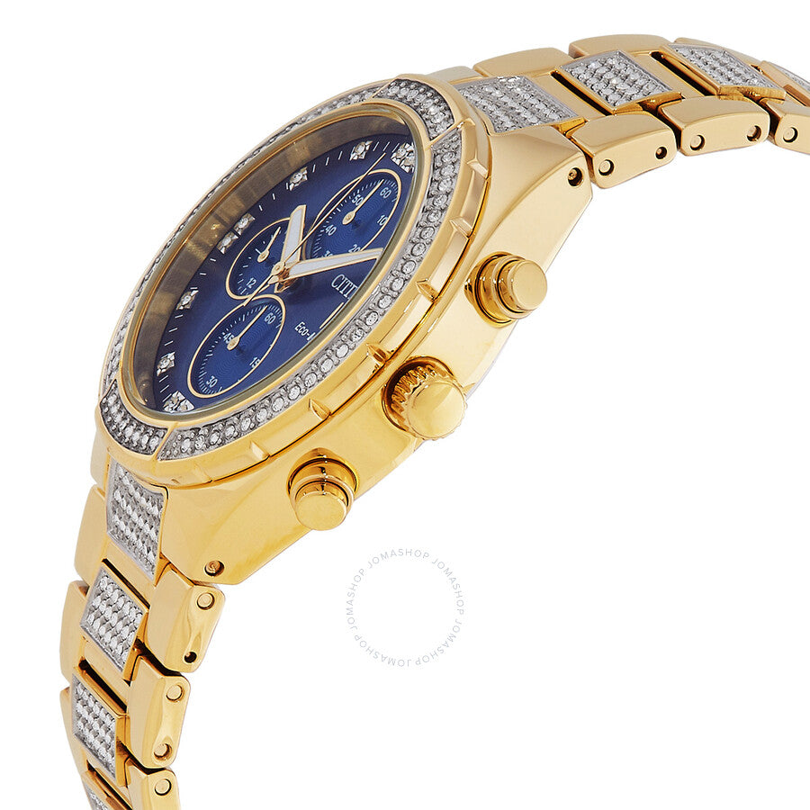 Citizen Crystal Chronograph Blue Dial Men's Watch CA0752-58L - Dawson Watches #2