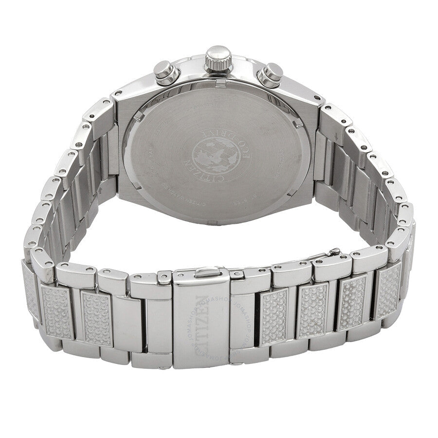 Citizen Crystal Chronograph Eco-Drive Black Dial Men's Watch CA0750-53E - Dawson Watches #3