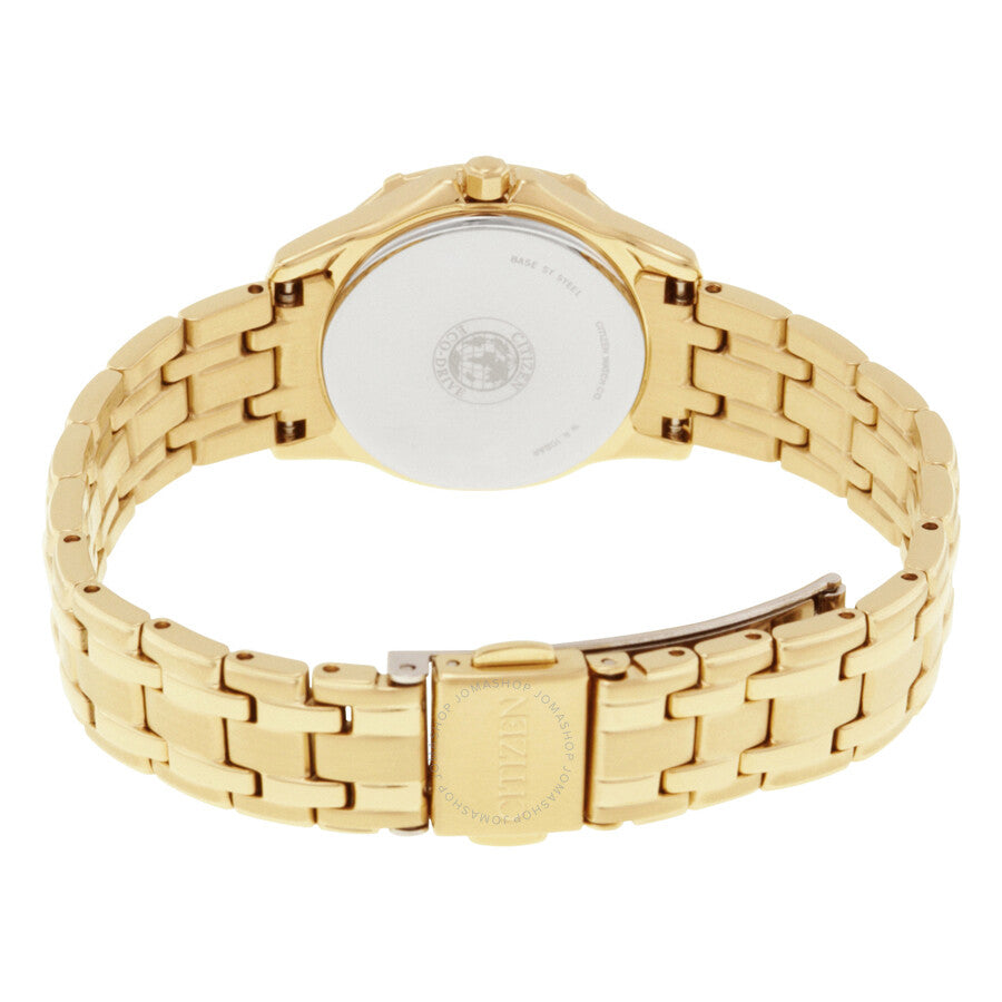 Citizen Diamond Silver Dial Yellow Gold-tone Ladies Watch EW2362-55A - Dawson Watches #3