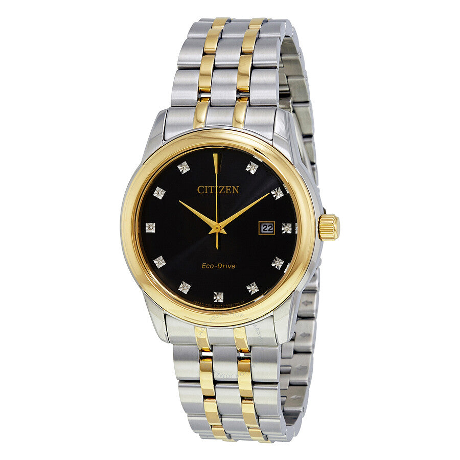 Citizen Diamond Black Dial Men's Watch BM7344-54E - Dawson Watches