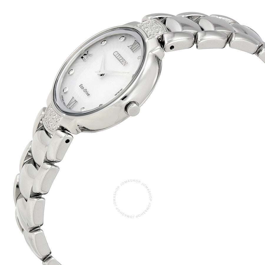 Citizen Diamonds Silver Dial Ladies Watch EX1460-55A - Dawson Watches #2