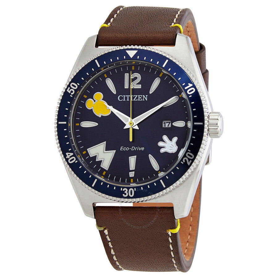 Citizen Disney Classic Blue Dial Men's Watch AW1599-00W - Dawson Watches
