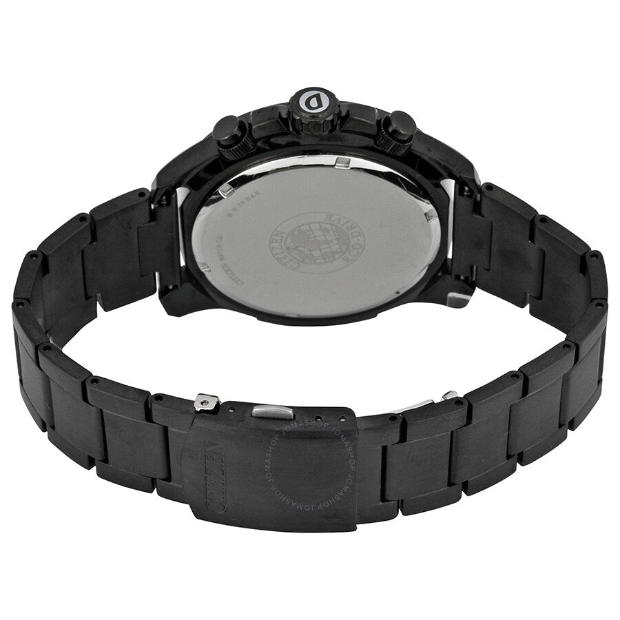 Citizen Drive Brown Dial Chronograph Black IP Stainless Steel Men's Watch AT2275-56X - Dawson Watches #3