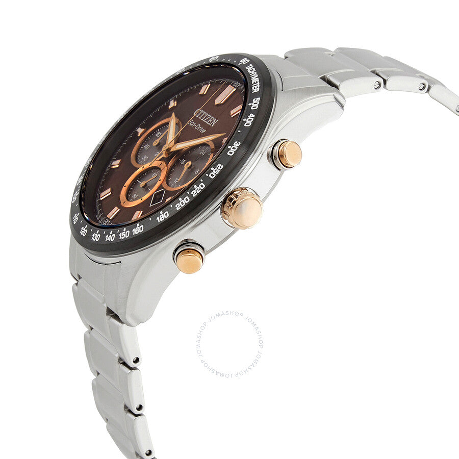 Citizen Eco Chronograph Brown Dial Men's Watch CA4456-83X - Dawson Watches #2