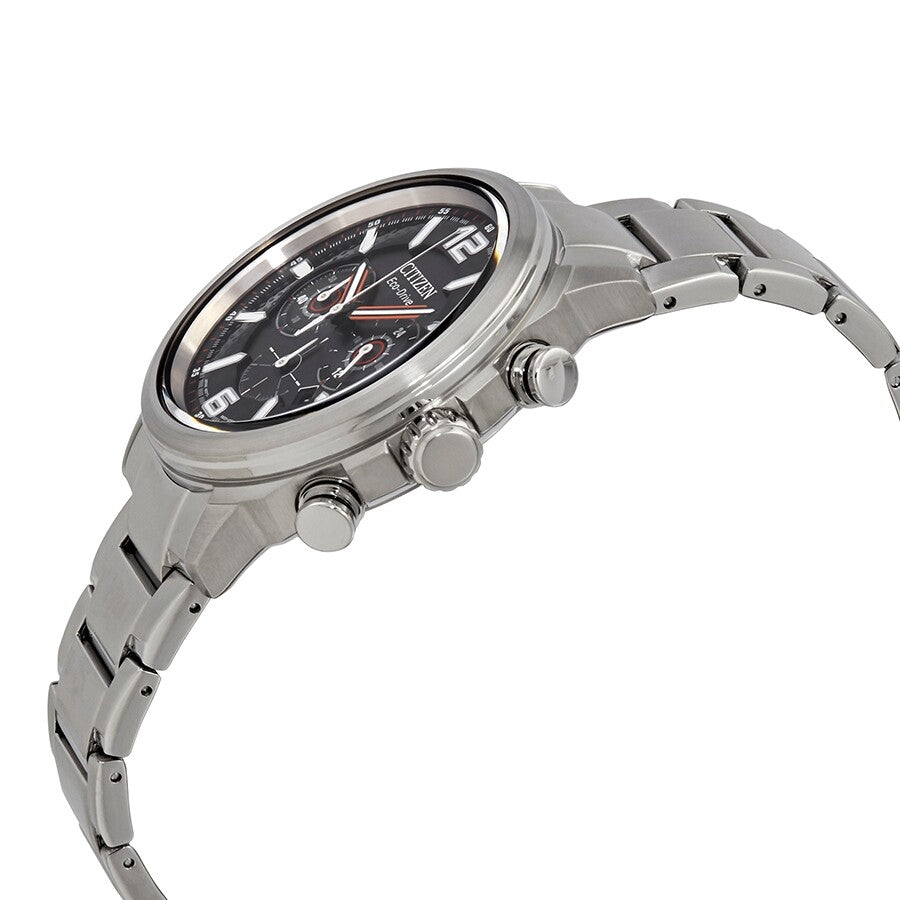 Citizen Eco-Drive Chronograph Black Dial Men's Watch CA4380-83E - Dawson Watches #2