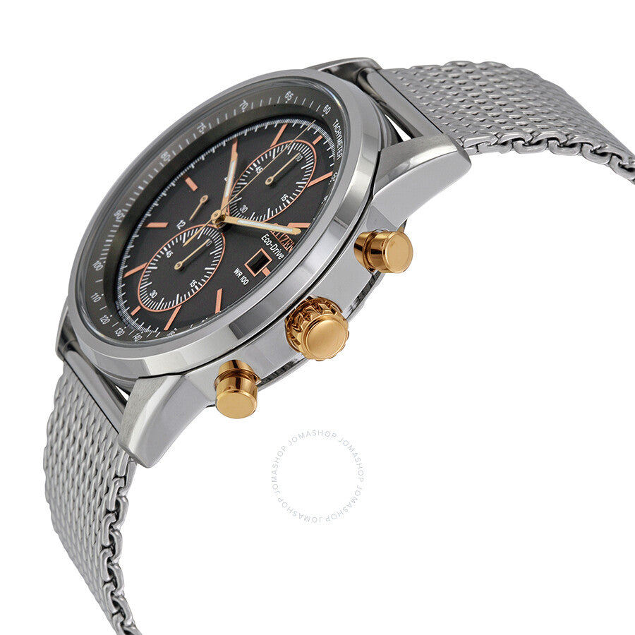 Citizen Eco-Drive Grey Dial Men's Watch CA0336-52H - Dawson Watches #2