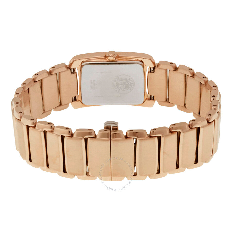 Citizen Rose Gold-tone Case Black Dial Eco-Drive Ladies Watch EG2976-57W - Dawson Watches #3