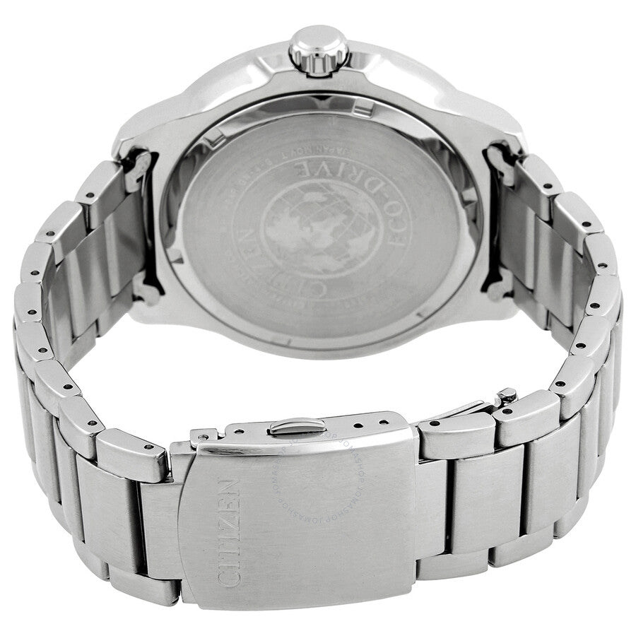 Citizen Eco-Drive Black Dial Stainless Steel Men's Watch AW1520-51E - Dawson Watches #3