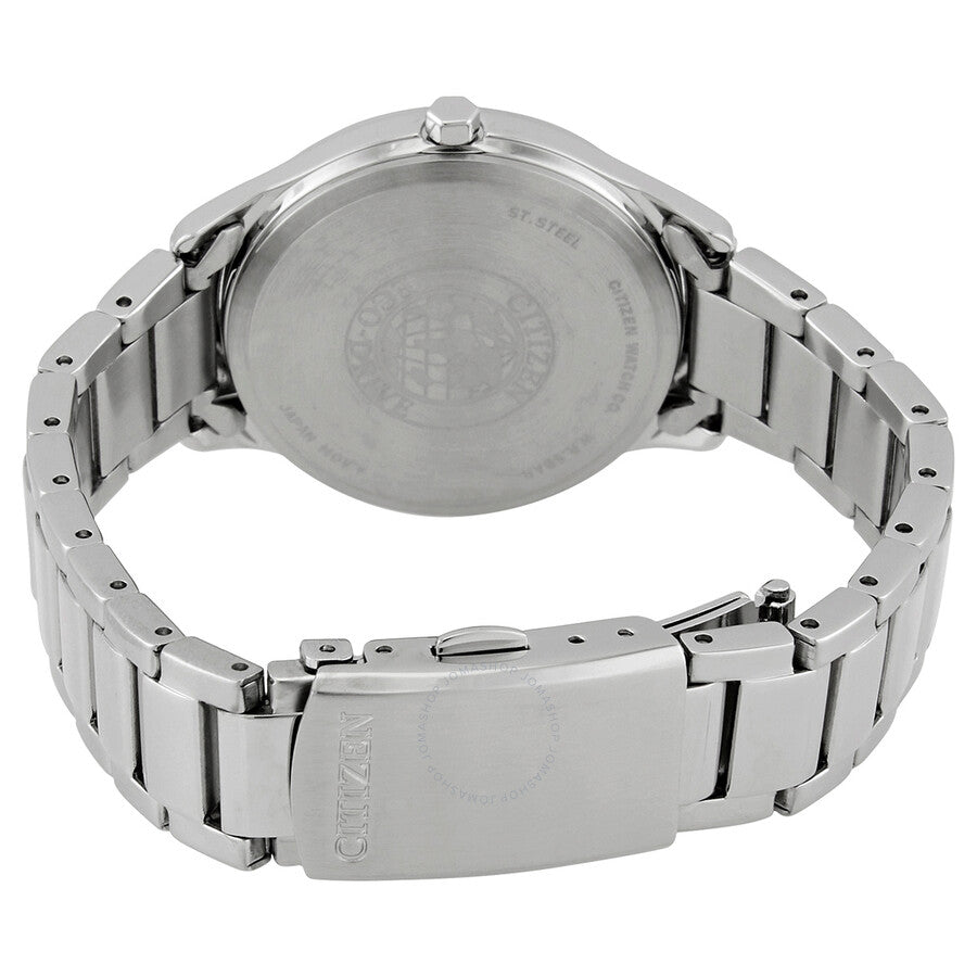 Citizen Eco-Drive Blue Dial Stainless Steel Ladies Watch FE6120-86L - Dawson Watches #3