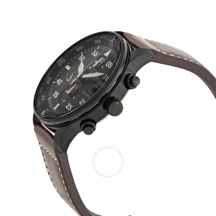 Citizen Eco-Drive Chronograph Black Dial Men's Watch CA0695-17E - Dawson Watches #2