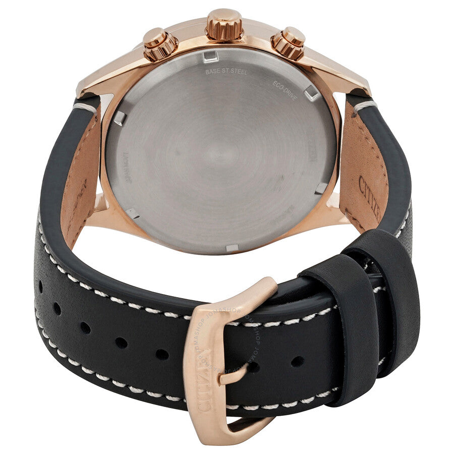 Citizen Eco-Drive Chronograph Black Dial Men's Watch CA0773-15E - Dawson Watches #3
