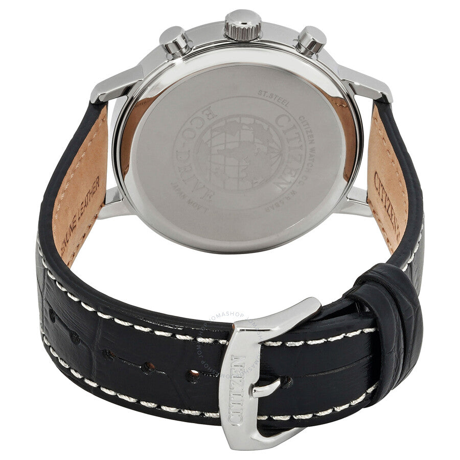 Citizen Eco-Drive Chronograph Black Dial Men's Watch CA7061-18E - Dawson Watches #3