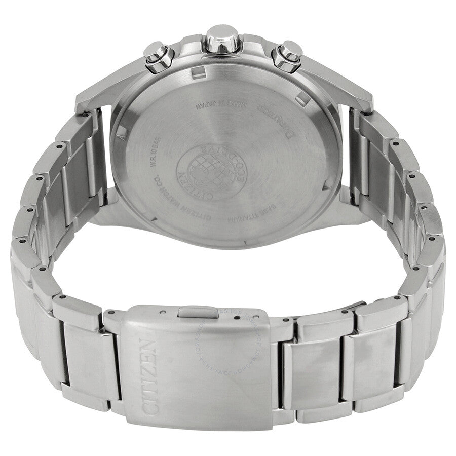 Citizen Eco-Drive Chronograph Blue Dial Titanium Men's Watch CA4390-55L - Dawson Watches #3