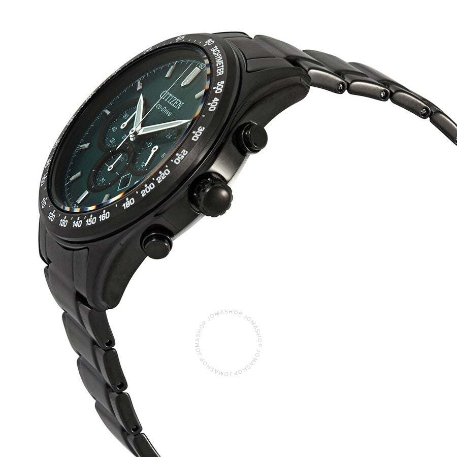 Citizen Eco-Drive Chronograph Green Dial Men's Watch CA4455-86X - Dawson Watches #2