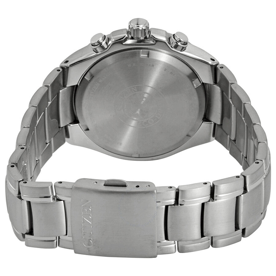 Citizen Eco-Drive Chronograph Grey Dial Stainless Steel Men's Watch CA0260-52H - Dawson Watches #3