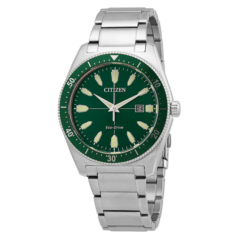 Citizen Eco-Drive Green Dial Men's Watch AW1598-70X - Dawson Watches