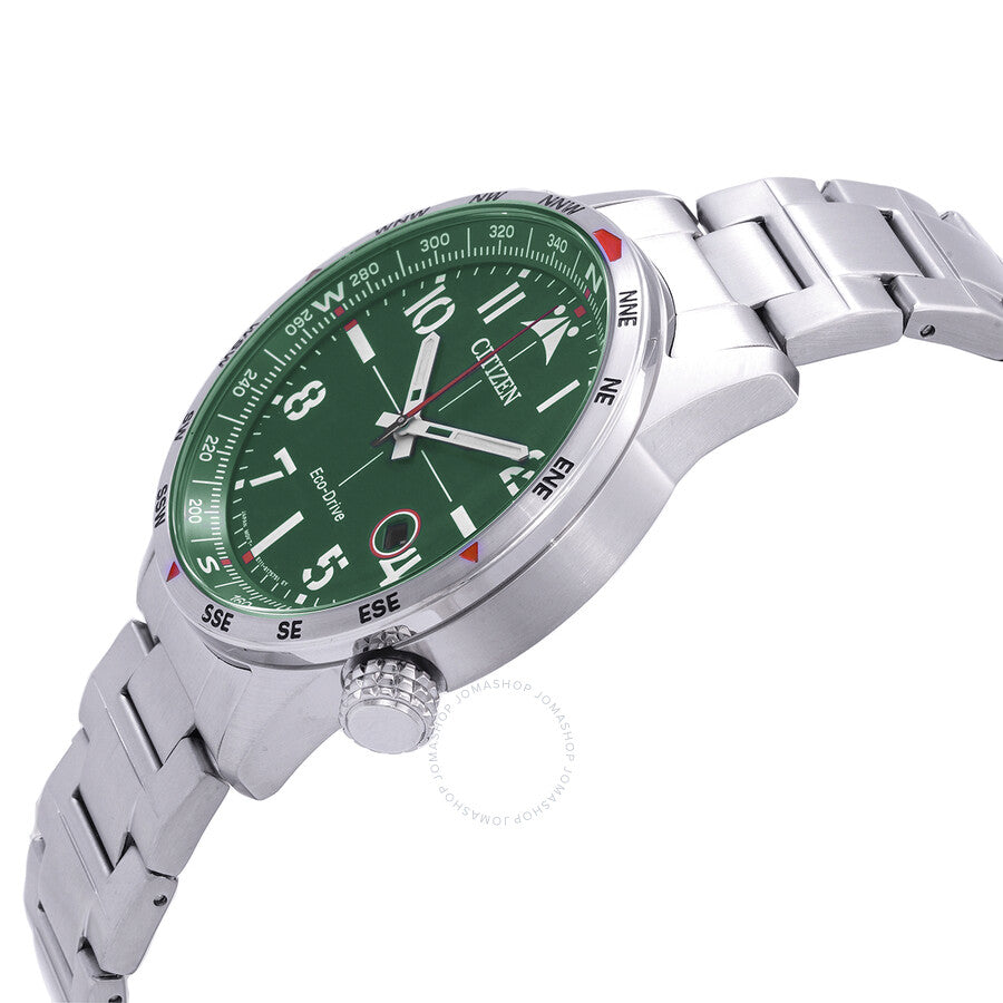 Citizen Eco-Drive Green Dial Men's Watch BM7551-84X - Dawson Watches #2