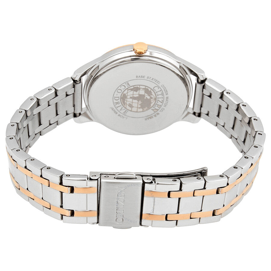 Citizen Eco-Drive Ivory Dial Two-tone Ladies Watch EM0506-77A - Dawson Watches #3