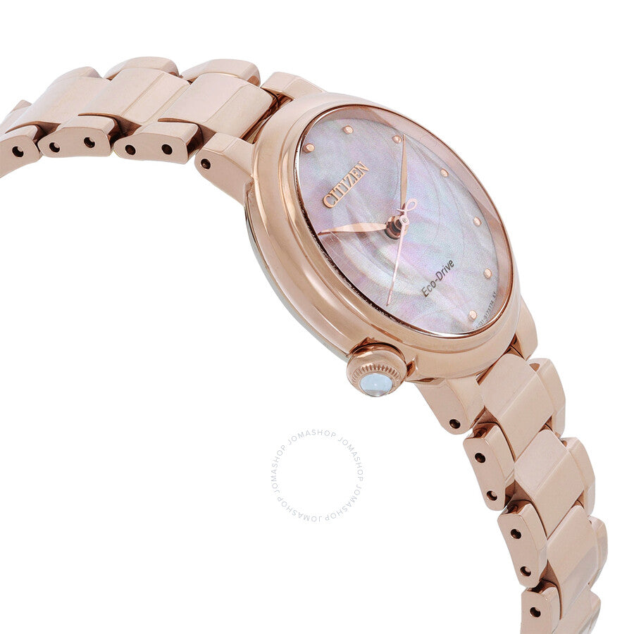 Citizen Eco-Drive Mother of Pearl Dial Ladies Watch EM0912-84Y - Dawson Watches #2