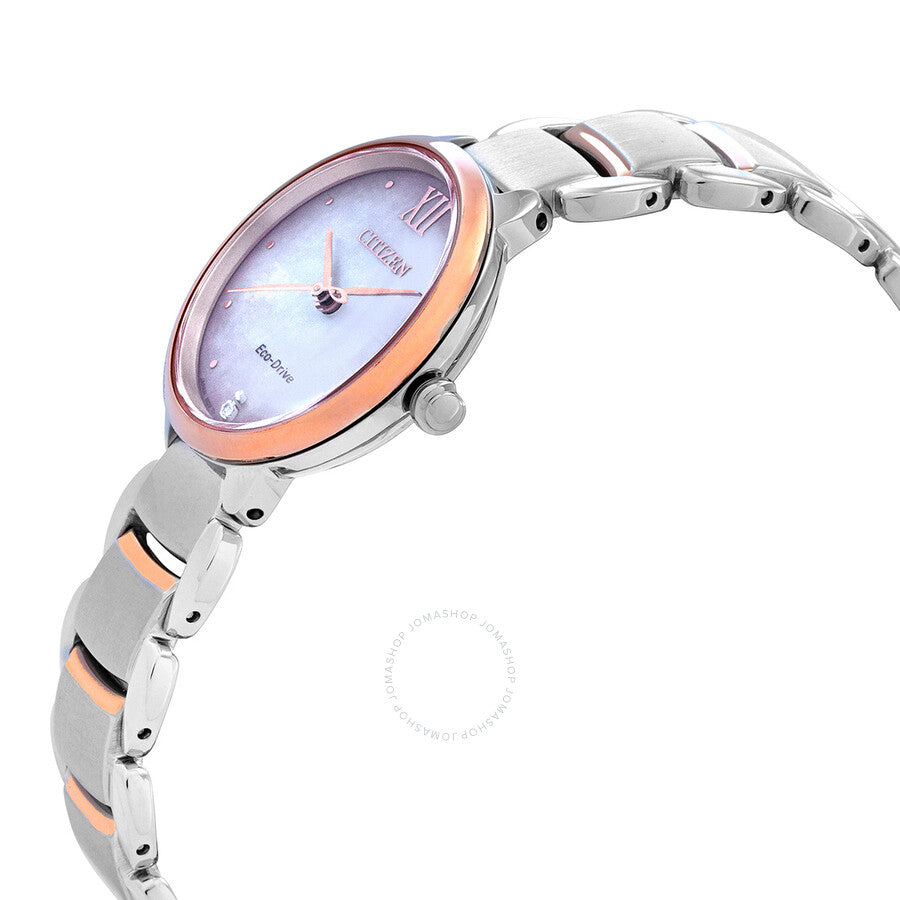 Citizen Eco-Drive Mother of Pearl Dial Ladies Watch EM0924-85Y - Dawson Watches #2