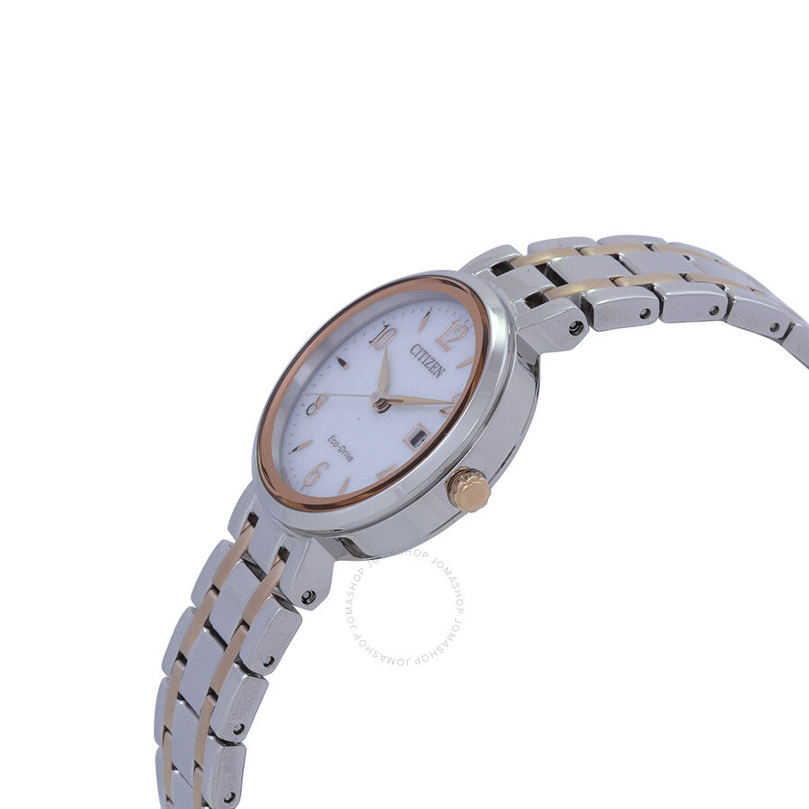Citizen Eco-Drive Mother of Pearl Dial Two-Tone Ladies Watch EW2696-84A - Dawson Watches #2