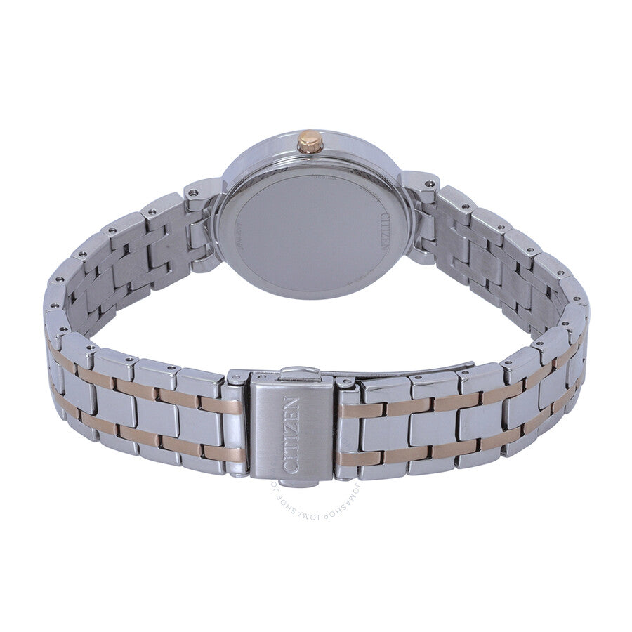 Citizen Eco-Drive Mother of Pearl Dial Two-Tone Ladies Watch EW2696-84A - Dawson Watches #3