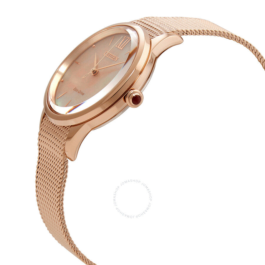 Citizen Eco-Drive Mother-of-Pearl Dial Ladies Watch EM0813-86Y - Dawson Watches #2