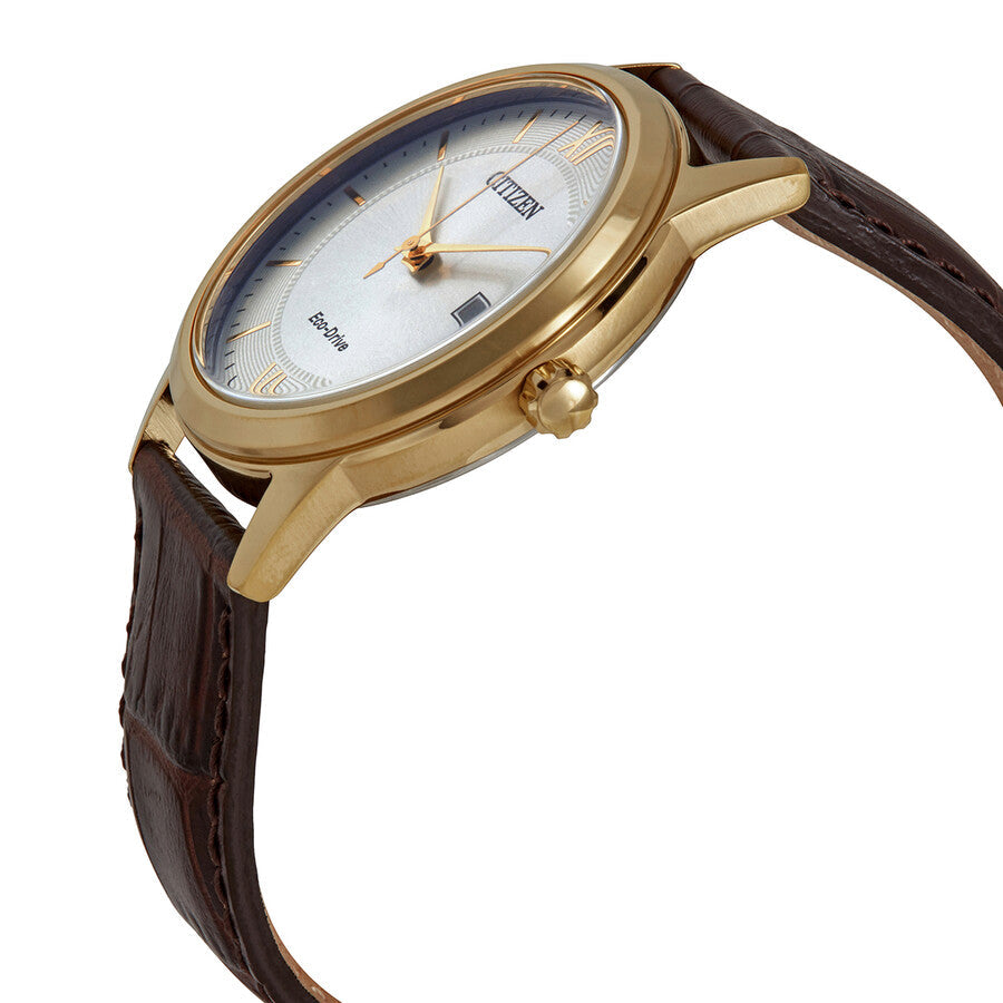 Citizen Eco-Drive Silver Dial Men's Watch AW1232-12A - Dawson Watches #2