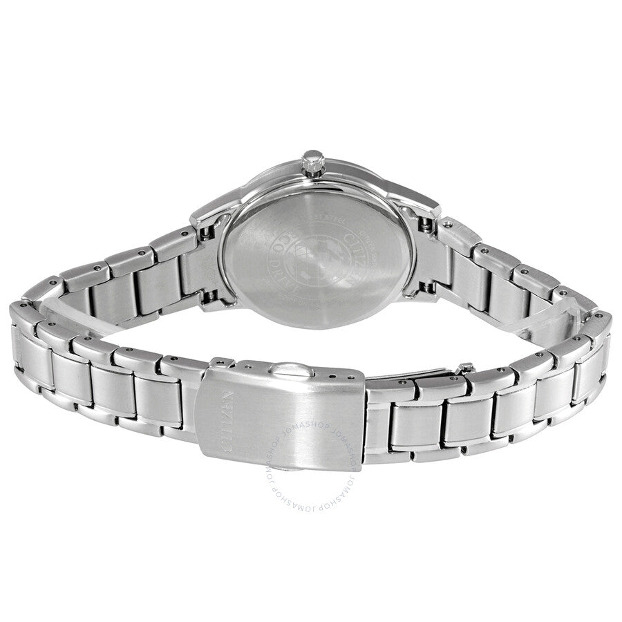 Citizen Eco-Drive Silver Dial Stainless Steel Ladies Watch FE1081-59A - Dawson Watches #3