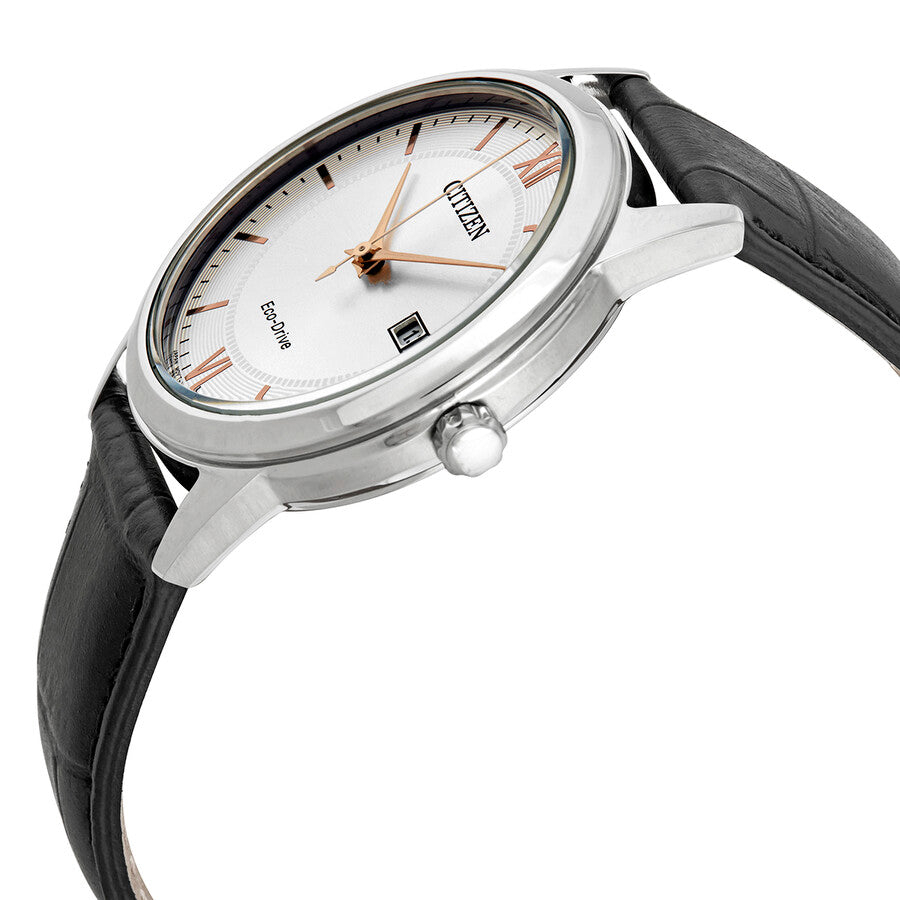 Citizen Eco-Drive Silver Dial Stainless Steel Men's Watch AW1236-11A - Dawson Watches #2