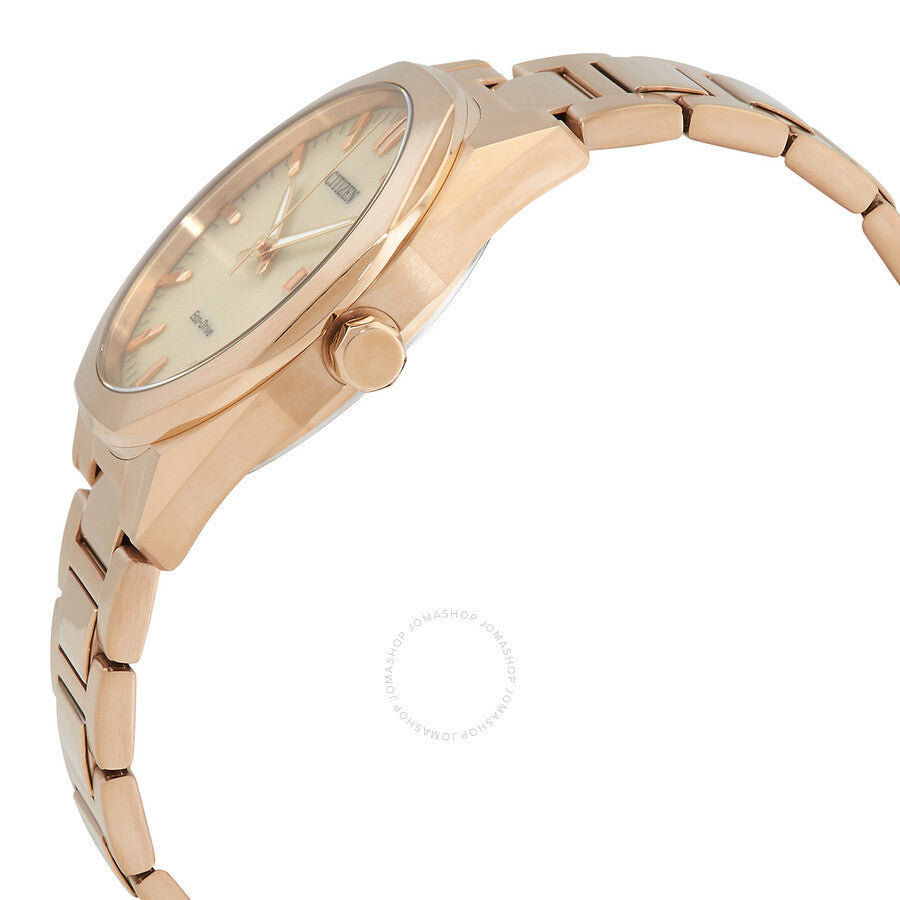 Citizen Eco-Drive Stainless Steel Champagne Dial Men's Watch BM7603-82P - Dawson Watches #2