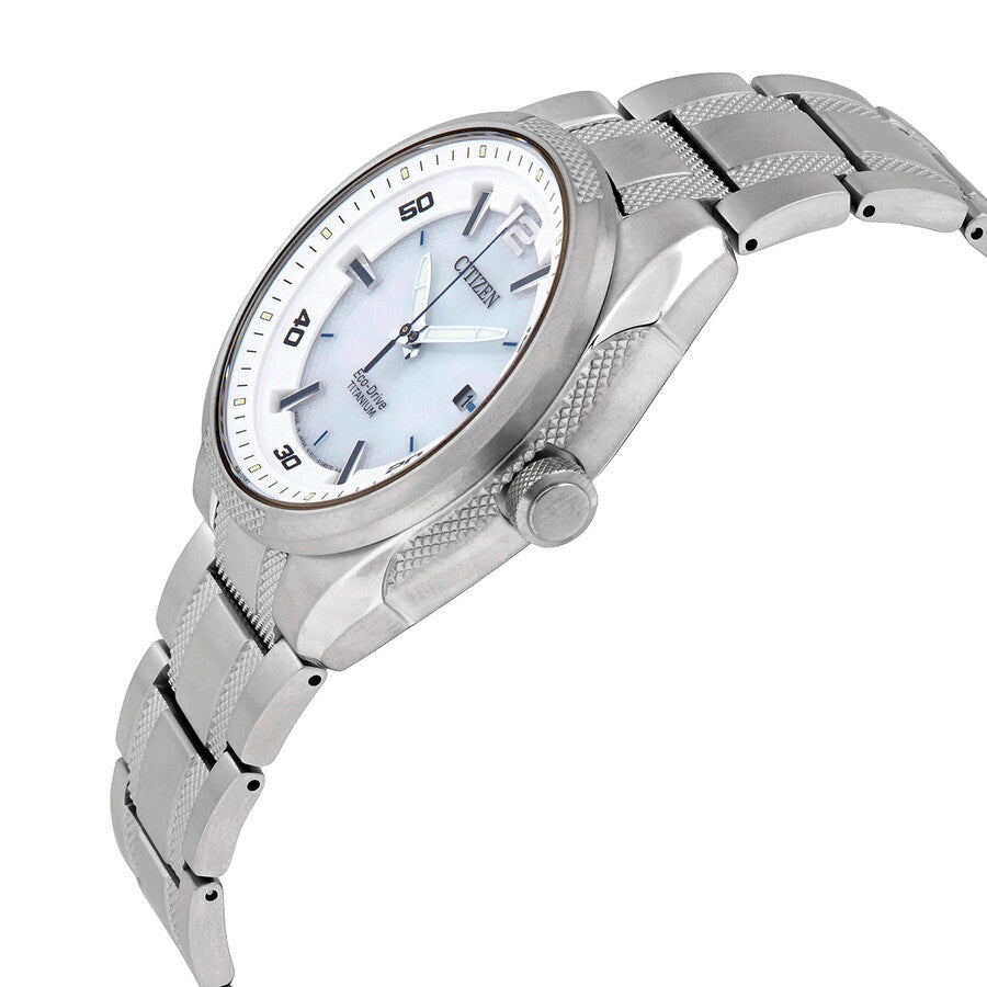 Citizen Eco-Drive Titanium White Dial Men's Watch BM6901-55B - Dawson Watches #2