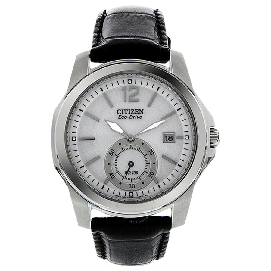 Citizen Eco-Drive White and Grey Dial Stainless Steel Men's Watch BV1090-06A#BV1090-06A - Dawson Watches #6