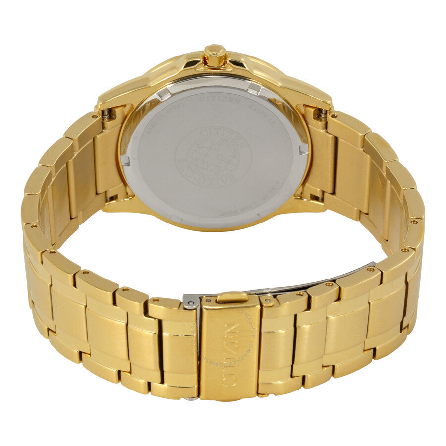 Citizen Eco-drive White Dial Gold-tone Steel Men's Watch BM7262-57A - Dawson Watches #3