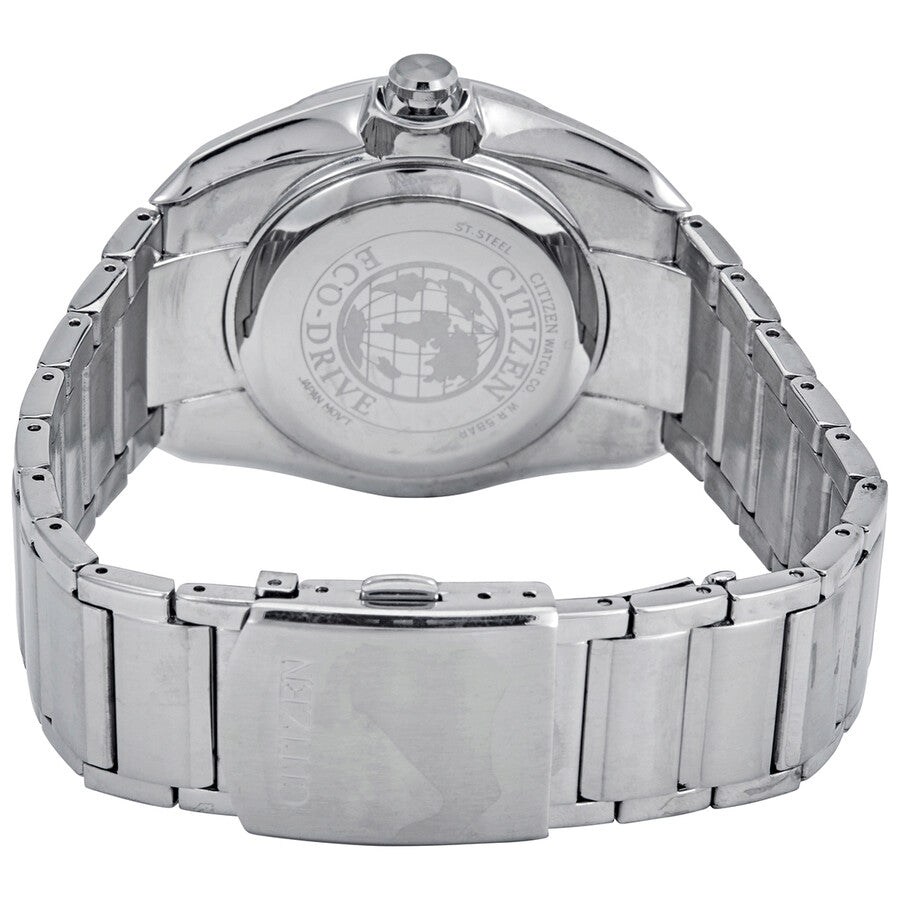 Citizen Eco-Drive White Dial Stainless Steel Men's Watch AW1010-57B - Dawson Watches #3