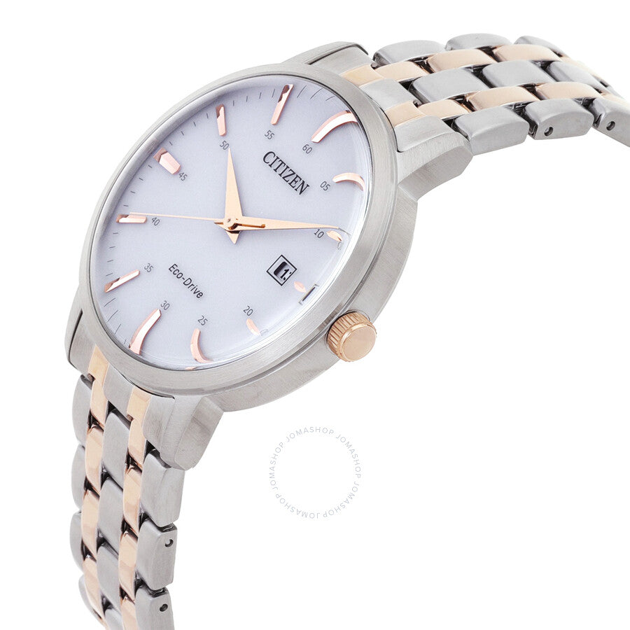 Citizen Eco-Drive White Dial Two-Tone Men's Watch BM7466-81H - Dawson Watches #2