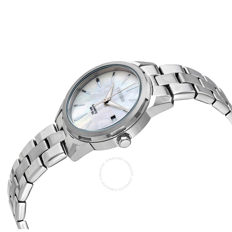 Citizen Elegance Mother of Pearl Dial Ladies Watch EU6070-51D - The Watches Men & Co #2