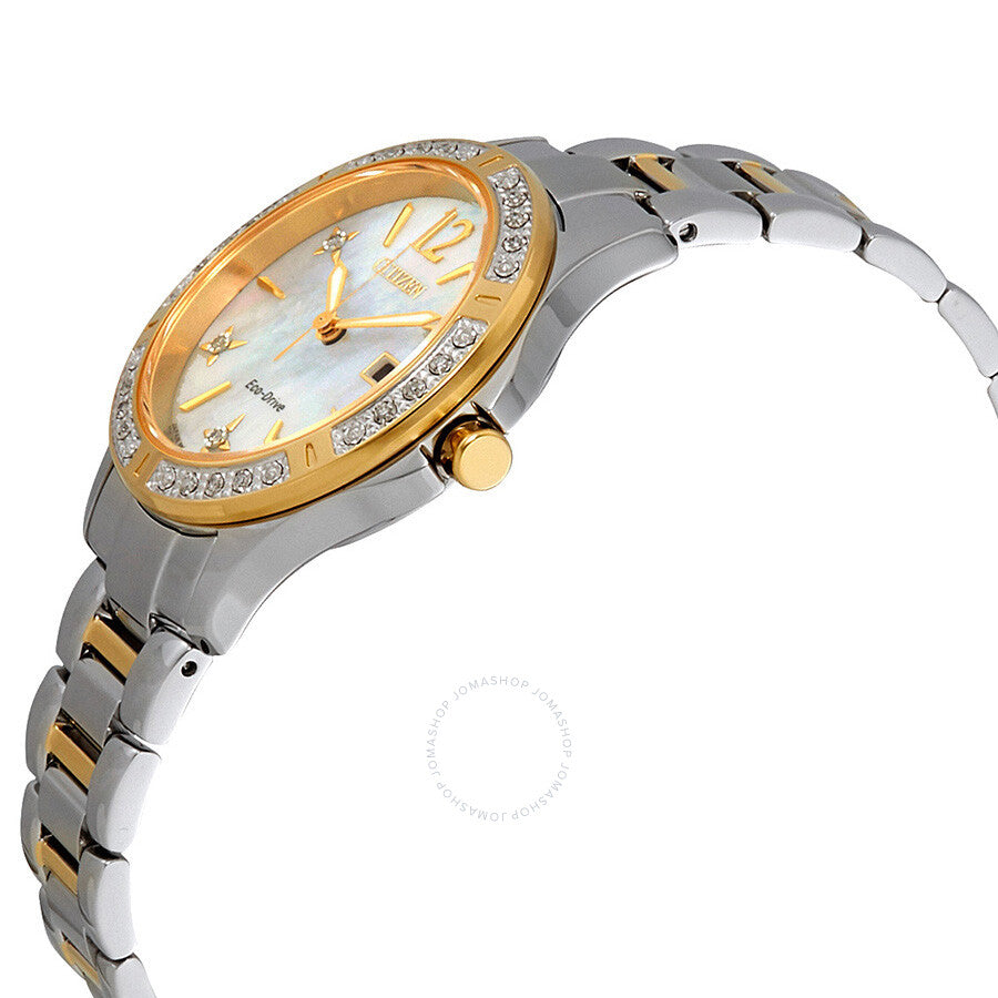 Citizen Elektra Diamond Mother of Pearl Diamond Ladies Watch EW2514-59D - Dawson Watches #2