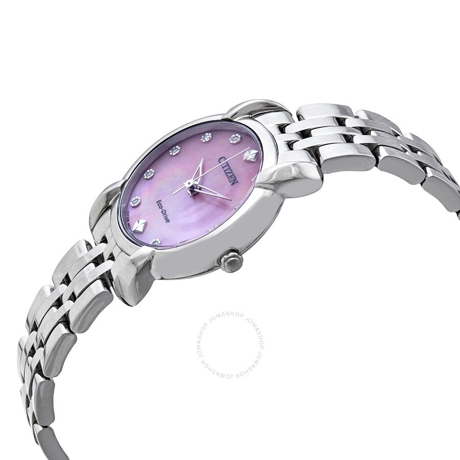 Citizen Jolie Diamond Ladies Solar Powered Watch EM0710-54Y - Dawson Watches #2